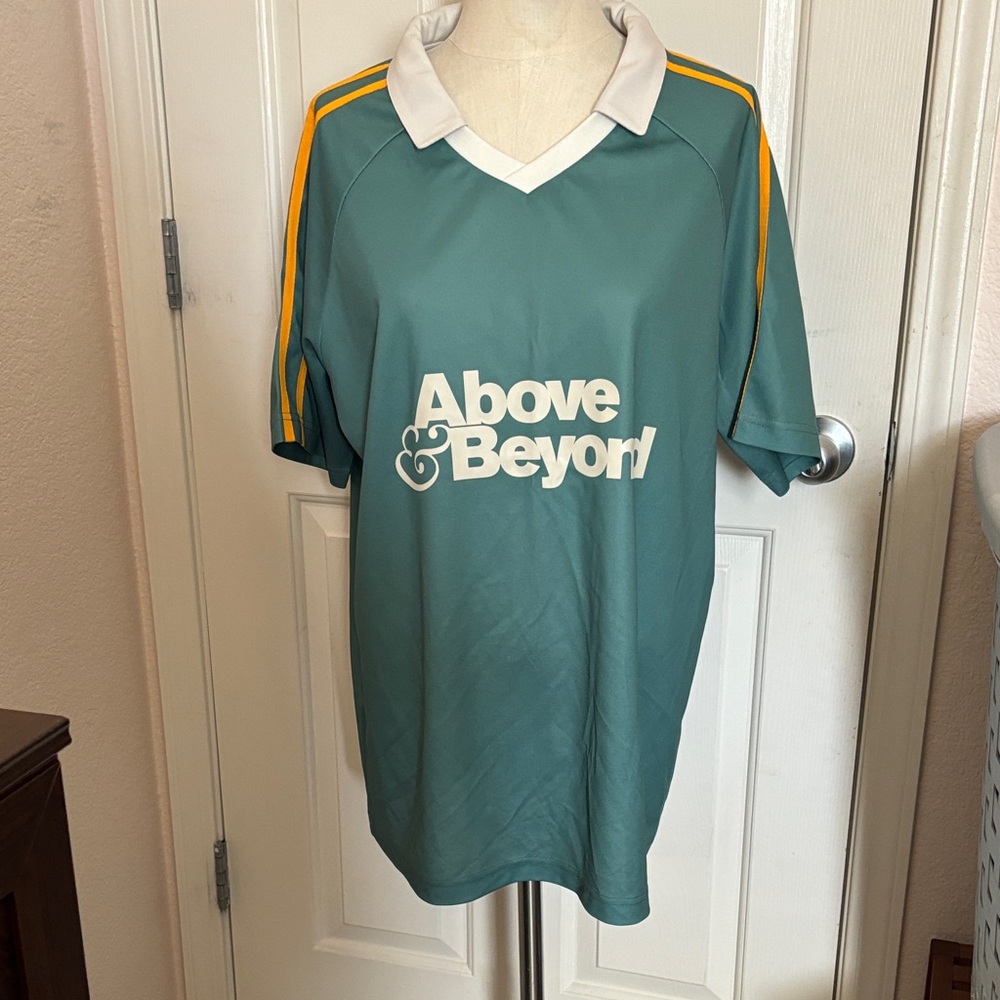 Above & Beyond Men's Teal SoccerJersey